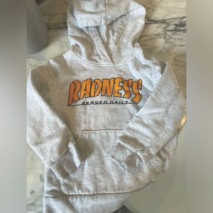 Tiny Whales Size 4 toddler hoodie-Radness Served Daily